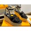 Louis Vuitton Heel 9cm Platform 6cm Calf leather LV Isola Wedge Sandals Black 2024