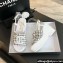 Chanel Tweed & Patent Calfskin Sandals G45555 Gray 2024