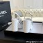 Chanel Tweed & Patent Calfskin Sandals G45555 Gray 2024