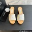 Chanel Fabric & Patent Calfskin Mules G45555 White 2024