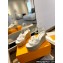 Louis Vuitton Heel 9cm Platform 6cm Calf leather LV Isola Wedge Sandals White 2024