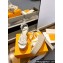 Louis Vuitton Heel 9cm Platform 6cm Calf leather LV Isola Wedge Sandals White 2024
