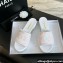 Chanel Tweed & Patent Calfskin Mules G45555 Pink 2024