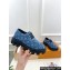 Louis Vuitton LV Checker Women/Men Derbys Monogram Denim Blue 2024