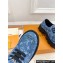 Louis Vuitton LV Checker Women/Men Derbys Monogram Denim Blue 2024