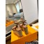 Louis Vuitton Heel 9cm Platform 6cm Calf leather LV Isola Wedge Sandals Brown 2024
