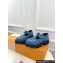 Louis Vuitton LV Checker Women/Men Mary Janes Monogram Denim Blue 2024