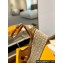 Louis Vuitton Heel 9cm Platform 6cm Calf leather LV Isola Wedge Sandals Brown 2024