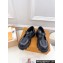 Louis Vuitton Calf leather LV Checker Women/Men Mary Janes Black 2024