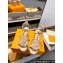 Louis Vuitton Heel 9cm Platform 6cm Calf leather LV Isola Wedge Sandals Beige 2024