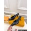 Louis Vuitton Heel 7cm Glazed calf leather Stellar Mules Black 2024