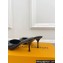 Louis Vuitton Heel 7cm Glazed calf leather Stellar Mules Black 2024