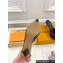 Louis Vuitton Heel 7cm Glazed calf leather Stellar Mules Black 2024
