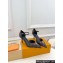 Louis Vuitton Heel 7cm Monogram Canvas Stellar Pumps 2024