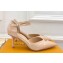 Louis Vuitton Heel 7cm Patent calf leather Stellar Pumps Nude 2024