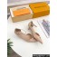 Louis Vuitton Heel 4cm Patent calf leather Stellar Pumps Nude 2024