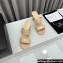 Chanel Lambskin & Imitation Pearls Mules G45685 Beige 2024