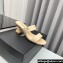 Chanel Lambskin & Imitation Pearls Mules G45685 Beige 2024
