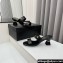 Chanel Lambskin & Imitation Pearls Mules G45685 Black 2024