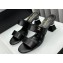 Chanel Lambskin & Imitation Pearls Mules G45685 Black 2024