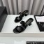 Chanel Lambskin & Imitation Pearls Mules G45685 Black 2024
