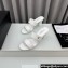Chanel Lambskin & Imitation Pearls Mules G45685 White 2024