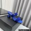 Chanel Kid Suede & Imitation Pearls Mules G45685 Blue 2024