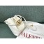 Valentino Vlogo Pouf Nappa Leather Mini Bucket Bag White 2024
