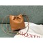 Valentino Vlogo Pouf Nappa Leather Mini Bucket Bag Brown 2024