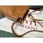 Valentino Vlogo Pouf Nappa Leather Mini Bucket Bag Brown 2024