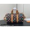 Louis Vuitton Monogram Craggy Canvas Keepall Bandoulière 25 Bag M24849 Chocolate 2024