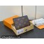 Louis Vuitton Calf leather and Monogram canvas Victorine On My Side Wallet M82640 Black 2024