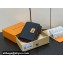 Louis Vuitton Calf leather and Monogram canvas Victorine On My Side Wallet M82640 Black 2024