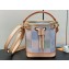 Louis Vuitton Damier canvas Nano Noé Bag N40640 Pistachio Green 2024