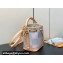 Louis Vuitton Damier canvas Nano Noé Bag N40640 Pistachio Green 2024
