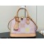 Louis Vuitton Damier canvas Alma BB Bag N40516 Peach Pink 2024