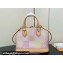 Louis Vuitton Damier canvas Alma BB Bag N40516 Peach Pink 2024
