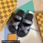 Louis Vuitton Damier pattern Men's Mules Black 2024