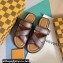 Louis Vuitton Damier pattern Men's Mules Brown 2024