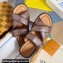 Louis Vuitton Damier pattern Men's Mules Brown 2024