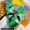 Louis Vuitton Damier pattern Men's Mules Green 2024