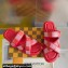 Louis Vuitton Damier pattern Men's Mules Red 2024