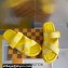 Louis Vuitton Damier pattern Men's Mules Yellow 2024