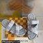 Louis Vuitton Damier pattern Men's Mules Gray 2024