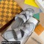 Louis Vuitton Damier pattern Men's Mules Gray 2024