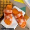 Louis Vuitton Damier pattern Men's Mules Orange 2024
