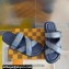 Louis Vuitton Damier pattern Men's Mules Blue 2024