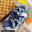 Louis Vuitton Damier pattern Men's Mules Blue 2024