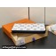 Louis Vuitton Monogram Shadow calfskin leather Zippy Vertical Wallet M83381 White/Navy 2024