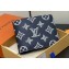Louis Vuitton Monogram Shadow calfskin leather Multiple Wallet M83379 Ink Blue/White 2024